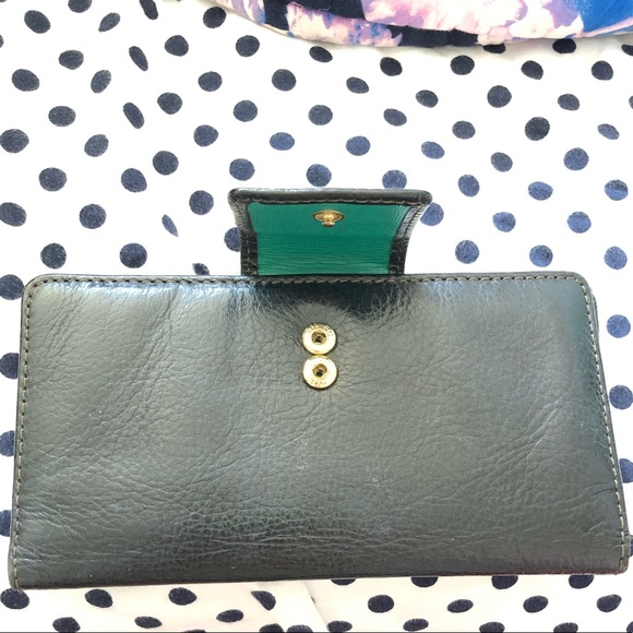 Fossil black and emerald green wallet - Picture 3 of 5